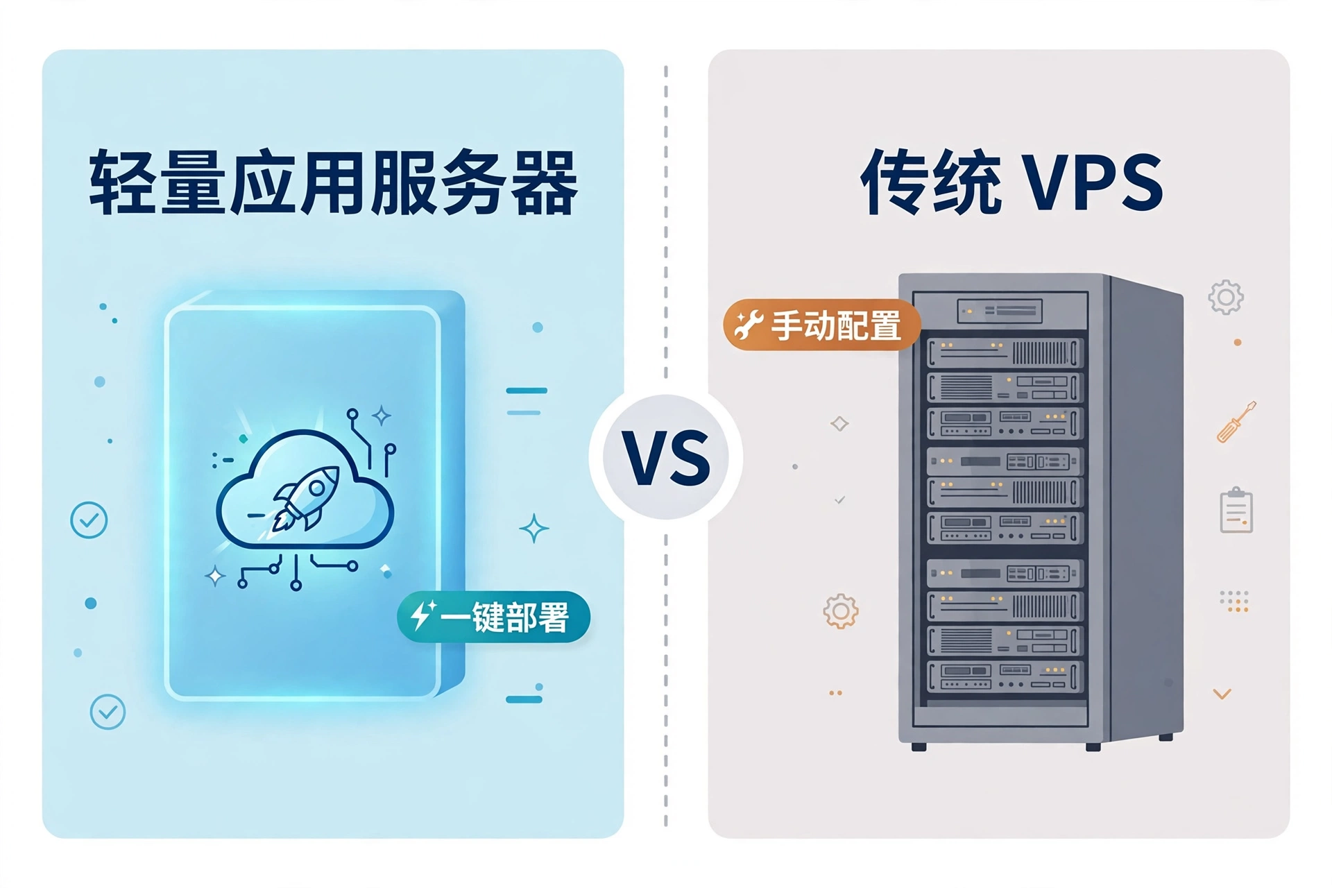 轻量应用服务器与传统 VPS 对比